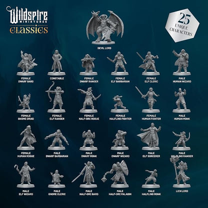 Classic Heroes - Mercenary Band I- 25 Paintable Characters - Image 3