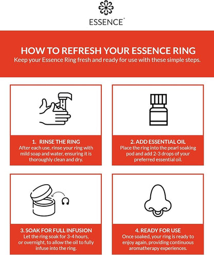 Essence Wearable Aromatherapy Nasal Diffuser – Grapefruit Essential Oil Nose - Image 5