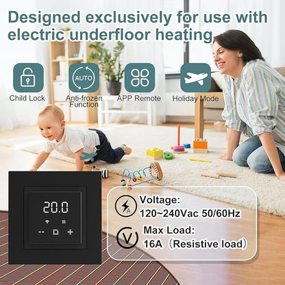 HEATIT Programmable Thermostat, WiFi Smart Thermostat - Image 2