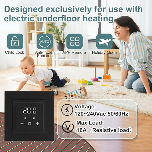 HEATIT Programmable Thermostat, WiFi Smart Thermostat - Image 2
