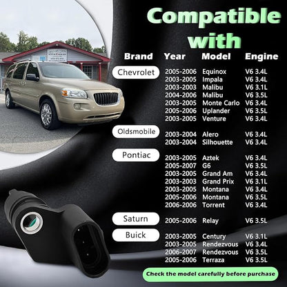 Engine Cam Camshaft Position Sensor V6 3.1L Compatible - Image 3
