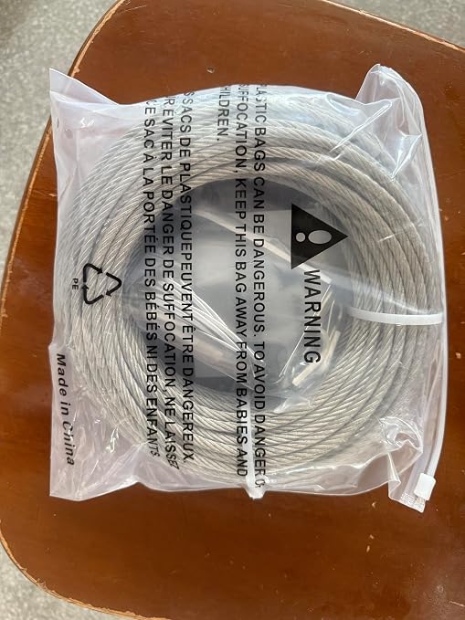 TooTaci 3/16" Stainless Steel Cable, 100ft Wire Rope - Image 9