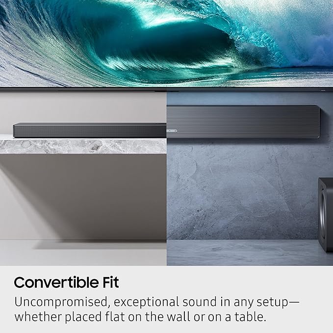 Samsung Q-Series Soundbar HW-QS700F 3.1.2 ch Subwoofer Convertible Fit - Image 3
