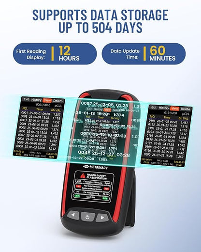 Radon Detector for Home, Rechargeable Radon Monitor - Image 4