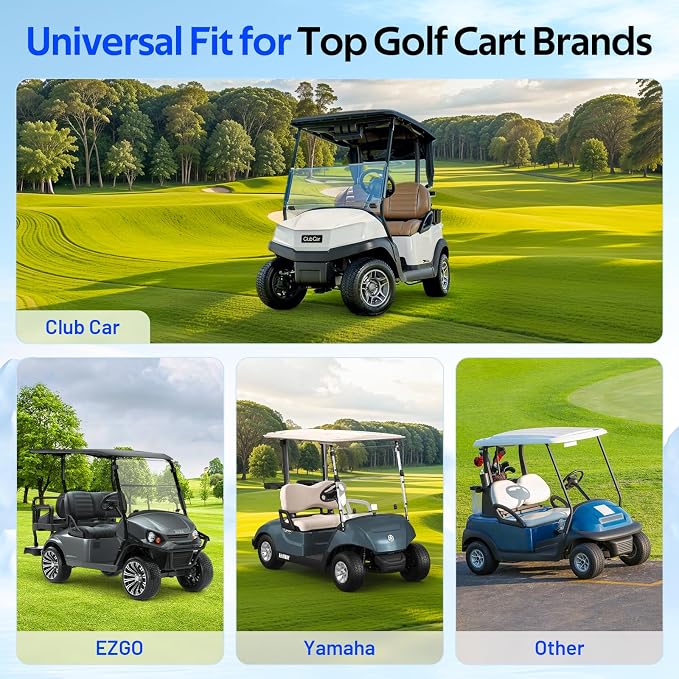 48 Volt Golf Cart Batterys 200A BMS, 48V 105Ah LiFePO4 Lithium Battery - Image 7