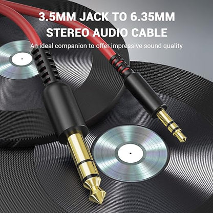 OneOdio 6.35mm to 3.5mm 6.6-9.8FT Stereo Adapter Cable Compatible - Image 4