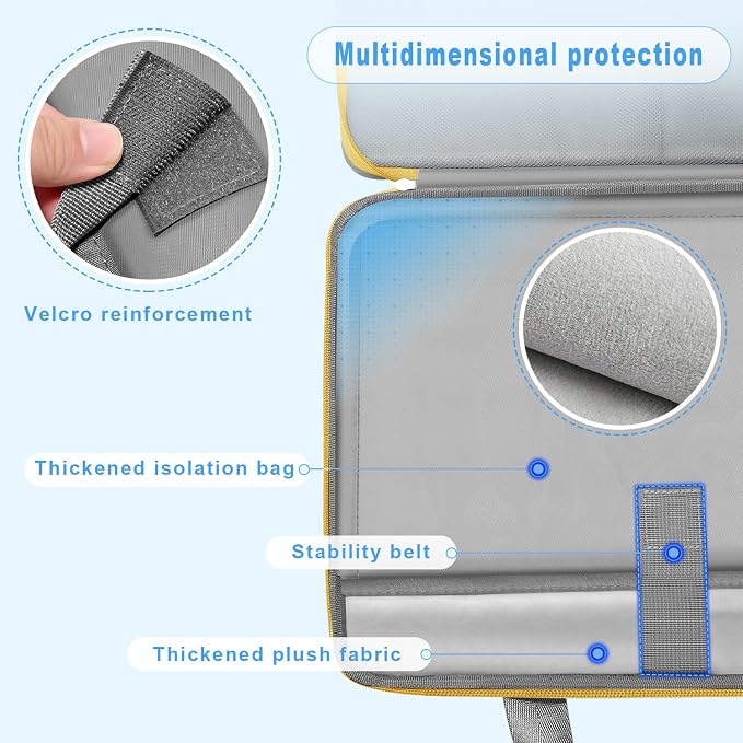 ZINZ Slim Expandable Laptop Case 15.6 Inch Sleeve Upgraded Protective Durable - Image 4