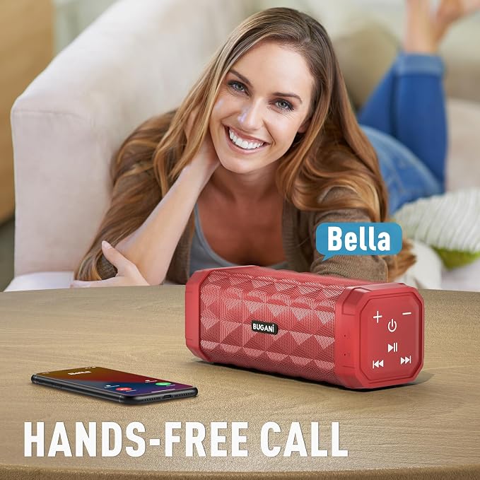 BUGANI Bluetooth Speaker Portable Wireless Speaker, 100ft Wireless Range - Image 5