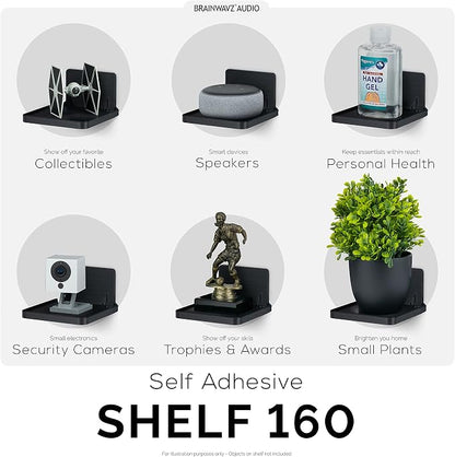 BRAINWAVZ Drill Free Wall Mount Shelf - Image 6