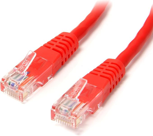 STARTECH.COM 15 FT RED Molded CAT5E UTP Patch Cable by StarTech