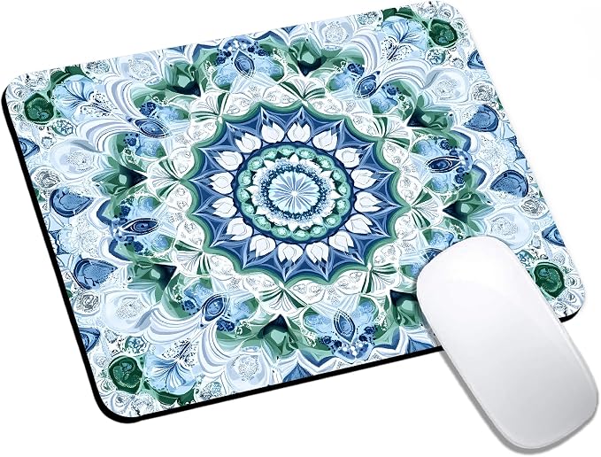 Mouse Pad, Cute Aesthetics Mandala Pattern Mouse Pads by HUOCAIREN