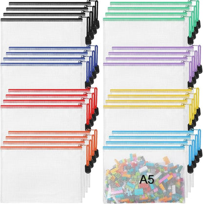 Jetec 32 Pcs Mesh Zipper Bags Toy Storage Bikini Organizer Bag Bolsas Para by Jetec