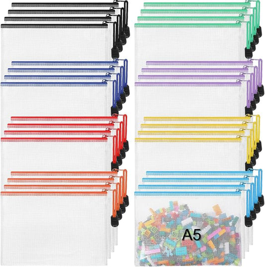 Jetec 32 Pcs Mesh Zipper Bags Toy Storage Bikini Organizer Bag Bolsas Para by Jetec