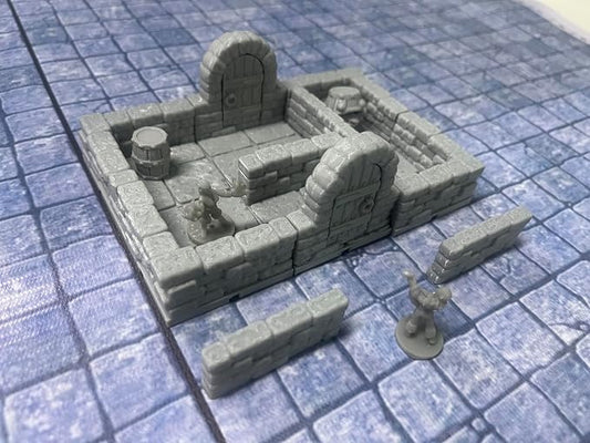 Miniature RPG Modular Tile System 18mm or 28mm DND Terrain Building Accessories - Image 2