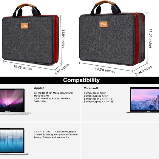 ZINZ Laptop Case Computer Sleeve Briefcase - Image 2