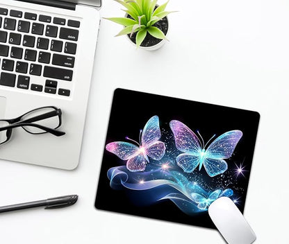 Blue Glitter Butterfly Mouse Pads - Image 6