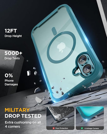Miracase for iPhone 16 Case 6.1'', Full-Body Bumper Phone case - Image 4