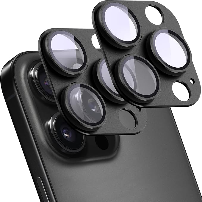 2 Pack Camera Lens Protector for iPhone 14 Pro/iPhone 14 Pro Max, AR Tempered by SHANG+PIN+JIA