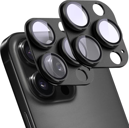 2 Pack Camera Lens Protector for iPhone 15 Pro/iPhone 15 Pro Max, AR Tempered by SHANG+PIN+JIA