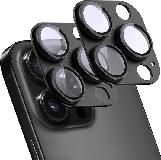 2 Pack Camera Lens Protector for iPhone 16 Pro/iPhone 16 Pro Max, AR Tempered by SHANG+PIN+JIA
