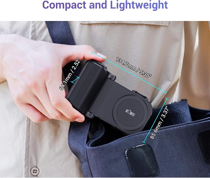 KIWIFOTOS Universal Phone Camera Grip Phone Tripod Mount - Image 7