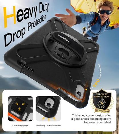 BRAECN for iPad 11th/10th Generation case 11/10.9 inch 2025/2022 Heavy Duty - Image 4