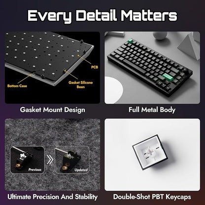 P1 HE 75% Wireless Custom Mechanical Gaming Keyboard - Image 7