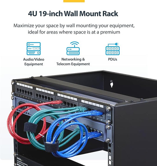 StarTech.com 4U Wall Mount Network Rack - Image 2