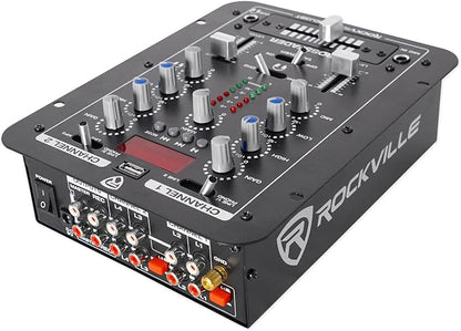 Rockville RDJ3BT 2 Channel DJ Mixer - Image 4