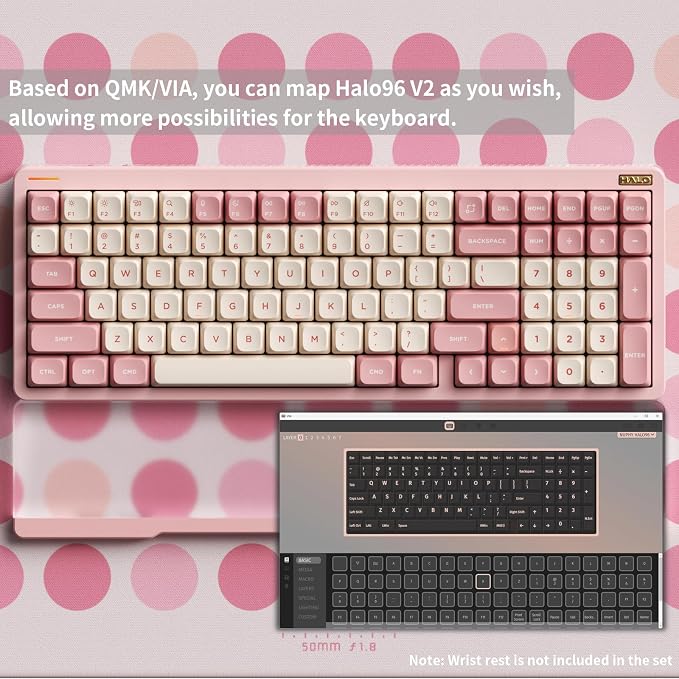 nuphy Halo96 V2 Wireless Keyboard, Gasket Structure, 96% Hot Swappable Gaming - Image 4