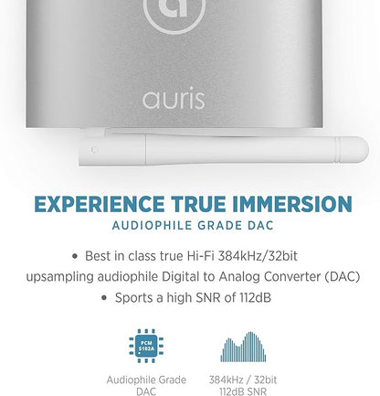Auris Blume HD Long Range Bluetooth 5.3 Music Receiver Hi-Fi Audio Adapter - Image 5