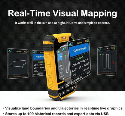 Handheld GPS Land Meter, High-Accuracy GNSS Surveying Equipment, IP65 - Image 6