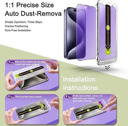 9H Tempered Glass, Anti-Glare, Full Coverage, Anti-Fingerprint, Auto Dust - Image 3