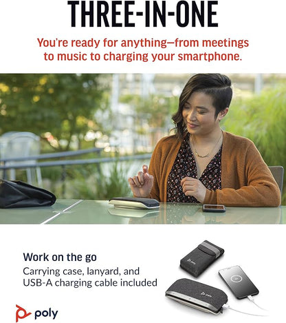 Poly Sync 20 USB-A Personal Portable Smart Speakerphone - Image 5