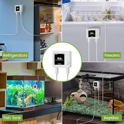 WiFi Refrigerator Thermometer 2 Pack, Freezer Alarm - Image 8