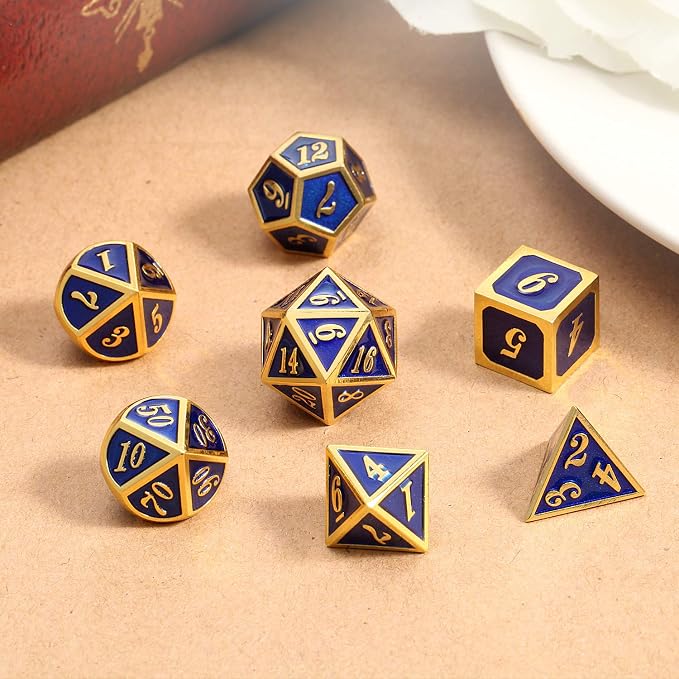 DnDnD Heavy Polyhedral Metal Dice Set - Image 2