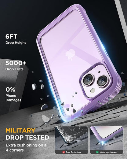 Miracase Designed for iPhone 14 Case 6.1 inch, Full-Body Protective Bumper - Image 4