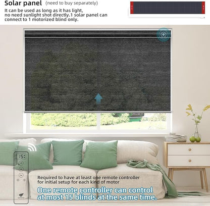 SmartWings Motorized Light Filtering Shades, Work - Image 2