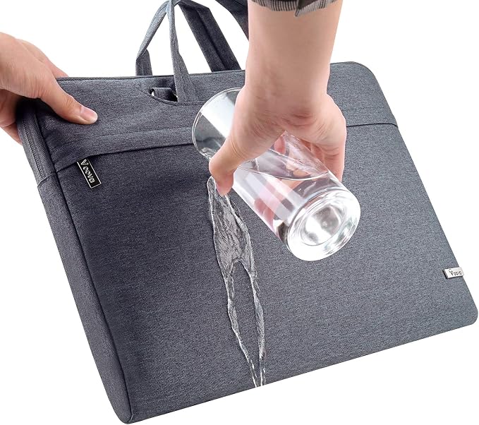 Voova Laptop Bag 15.6 Inch, Waterproof Computer Sleeve Carrying Case - Image 6