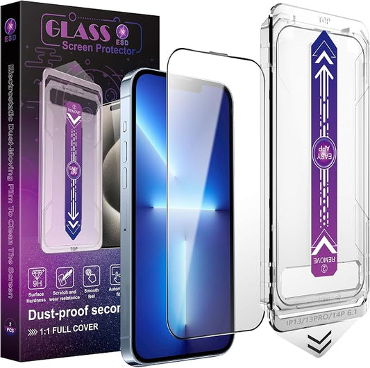 2 Pack Screen Protector for iPhone 16e/iPhone 14/iPhone 13 Pro/iPhone 13 by Unknown