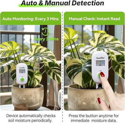 RAINPOINT Visual Gauge Digital Smart Wireless Plant Moisture Meter, WiFi Hub - Image 3