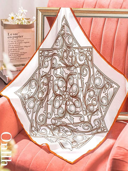 Silky Scarf for Women Lightweight Satin Bandanas Neck Hair Wrap For Sleeping - Image 6