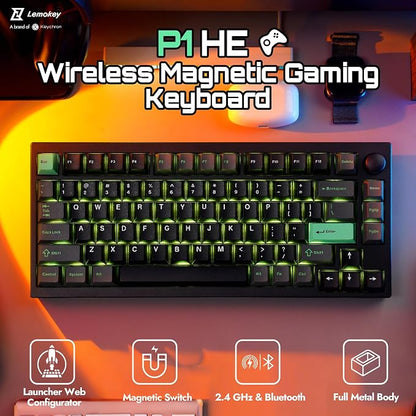 P1 HE 75% Wireless Custom Mechanical Gaming Keyboard - Image 2