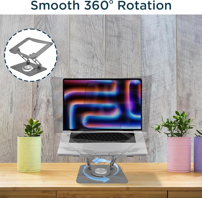 Uncaged Ergonomics Swivel Laptop Stand - Image 9