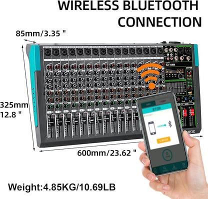 Depusheng PA16 Professional Audio Mixer Sound Board Console Desk System - Image 5