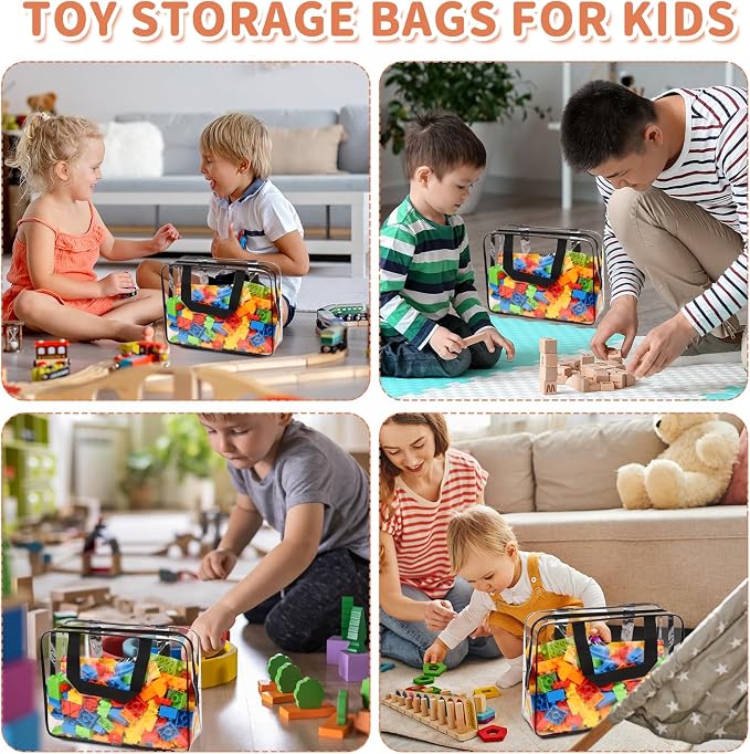 18 Packs Large Toy Storage Bags - Image 6