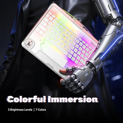 KITONE Transparent Case with Wireless Keyboard - Image 7