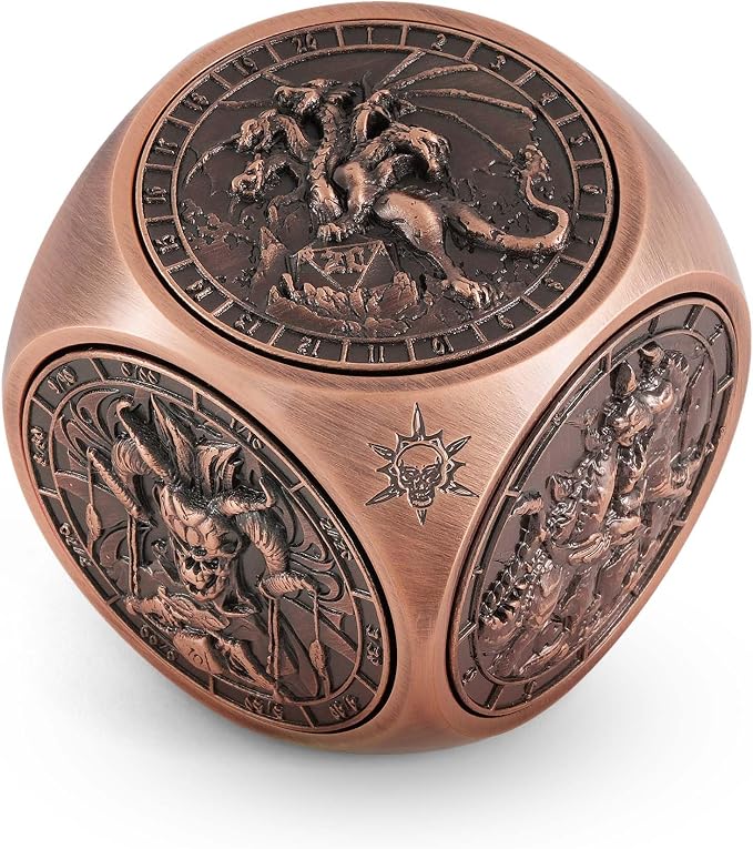 Kabinka Spinner Dice for 7 in 1 DND Dice Set, Unique Metal Dice for Dungeons by Kabinka