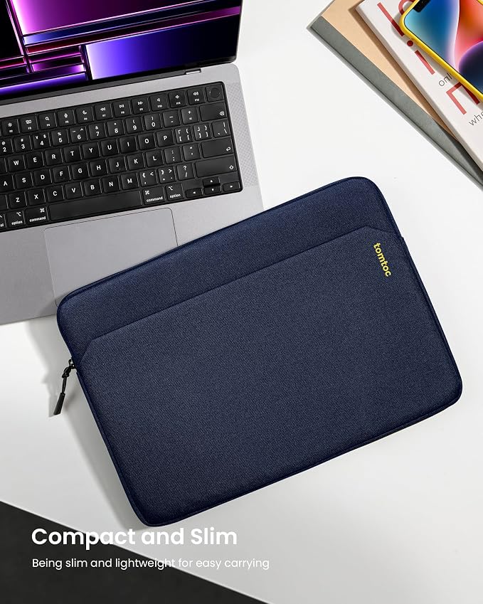 tomtoc Slim Laptop Sleeve for 15-inch 2025 New MacBook Air M4/A3241, 15 Inch - Image 4