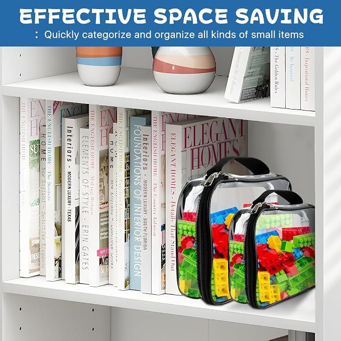 8 Pcs Toy Storage Bags, Travel Waterproof Organizer - Image 6